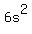 6s^2