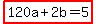 highlight%28120a%2B2b=5%29