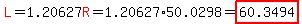 red%28L%29=1.20627red%28R%29=1.20627%2A50.0298=highlight%2860.3494%29
